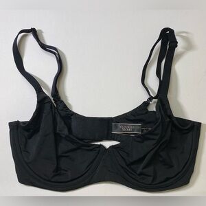 Victoria Secret Black Unlined Demi Bra — 32DD